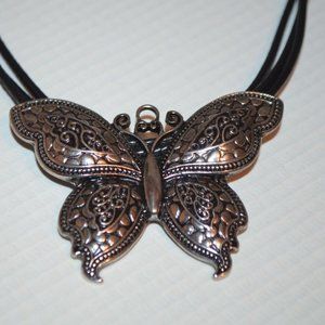 Large butterfly necklace